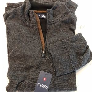 Chaps 1/4 Zip Jersey Pullover